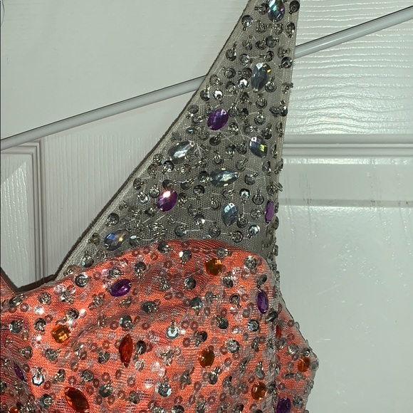 PROM DRESS | Formal gown, burnt orange - Picture 2 of 7